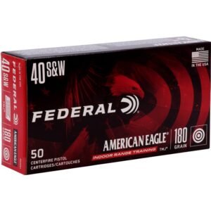 Federal American Eagle 40 S&W Ammo 180 Grain Total Metal Jacket - Box of 50