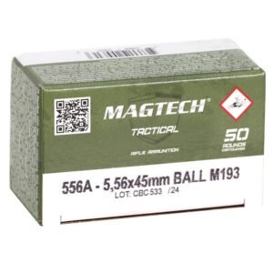 Magtech Tactical 5.56x45mm Ammunition 55 Grain Full Metal Jacket - MT556A Case of 1000 (20 Boxes of 50)