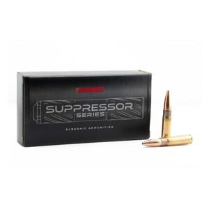 Barnes Suppressor Series Sierra MatchKing Rifle Ammunition .300 Blackout 220gr HP 1060 fps
